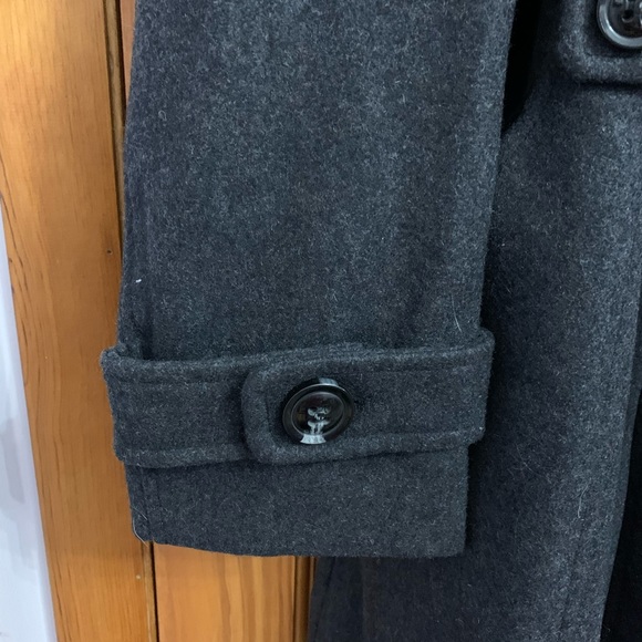 Liz Claiborne Wool Blend Trench Coat - Picture 4 of 14